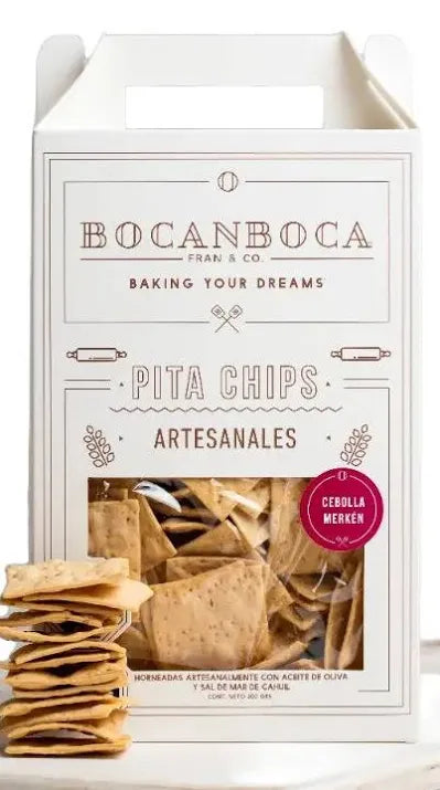 Bocanboca Pita Chips Cebolla Merken 200 gr