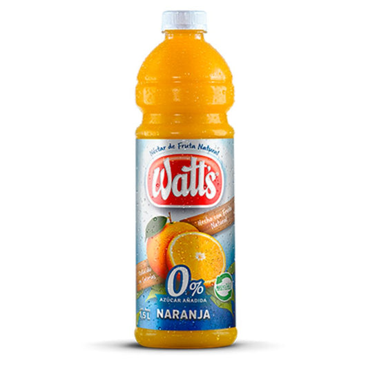 Watt's Naranja 0% Pet 1.5 Lt