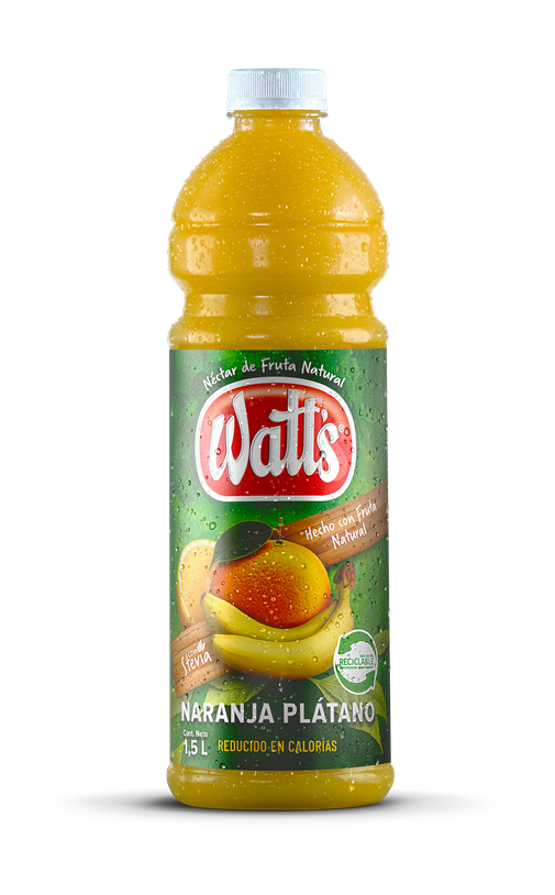 Watt's Naranja Plátano Pet 1.5 Lt