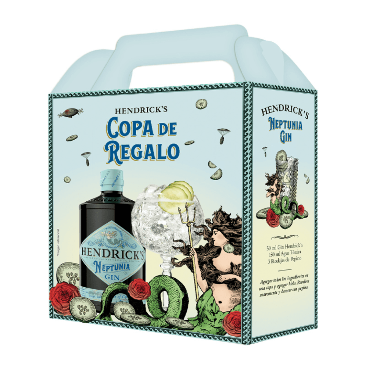 Pack Hendrick's Neptunia 700 cc + Copa