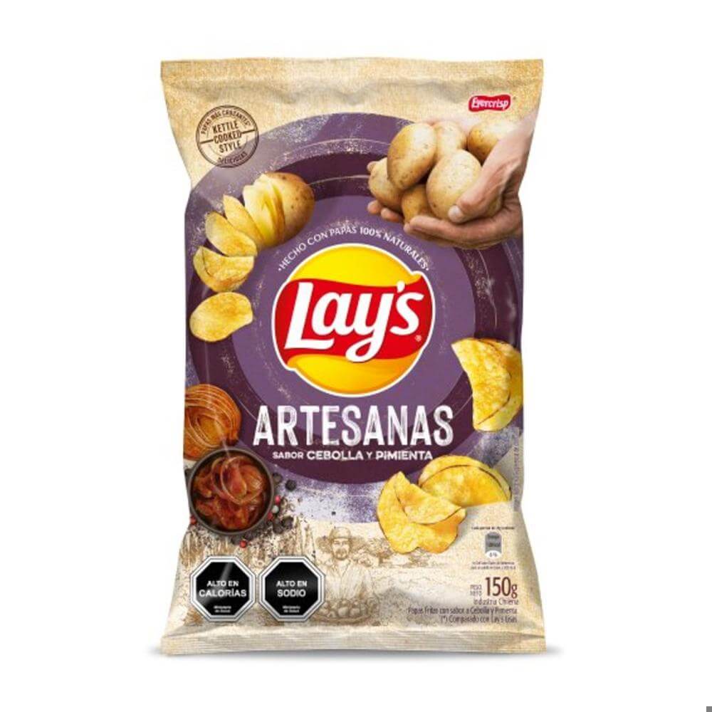 Artesanas Cebolla y Pimienta 150 gr