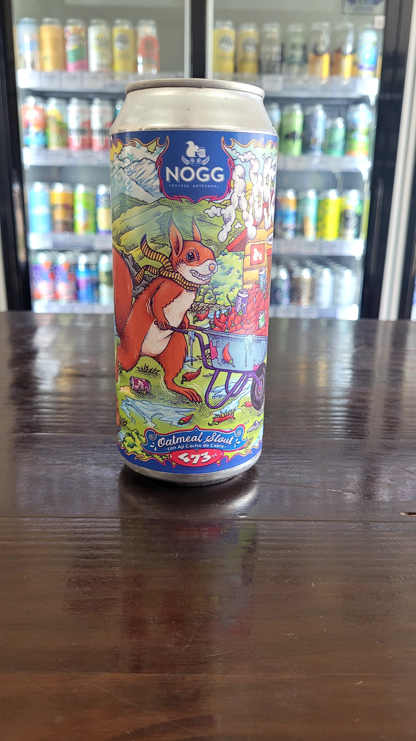 Oatmeal Stout Con Ají Cacho De Cabra
